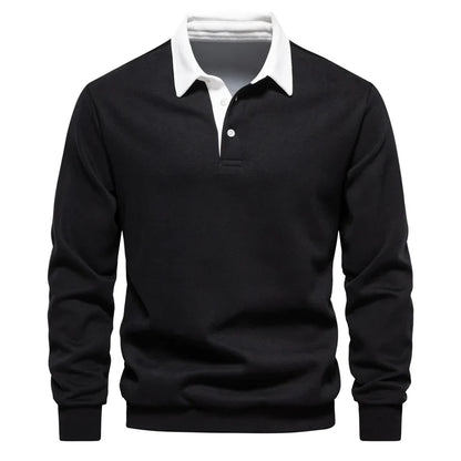 Oscar  | Polo sweater med knapper