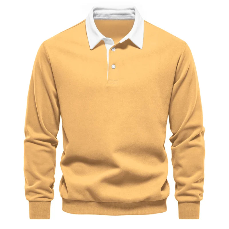 Oscar  | Polo sweater med knapper