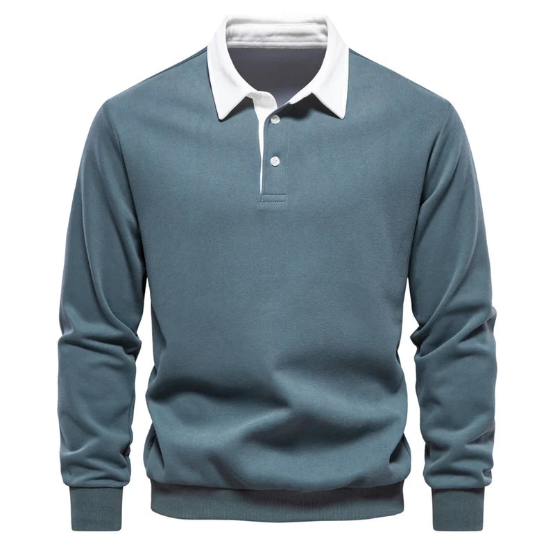 Oscar  | Polo sweater med knapper