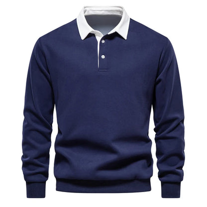 Oscar  | Polo sweater med knapper