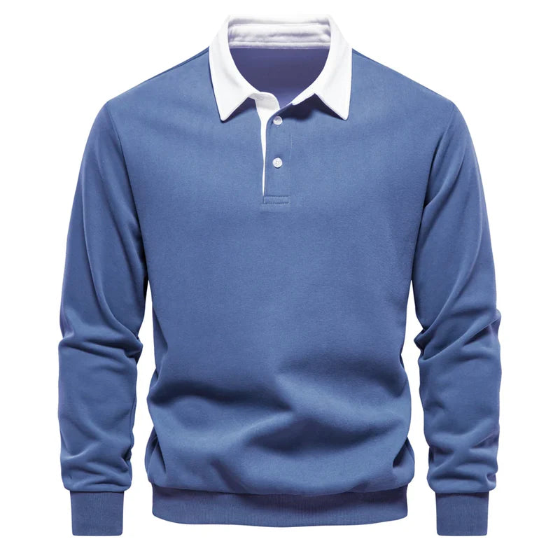 Oscar  | Polo sweater med knapper