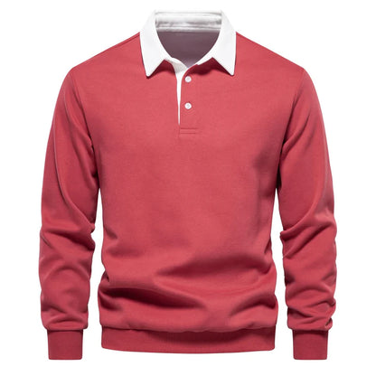 Oscar  | Polo sweater med knapper